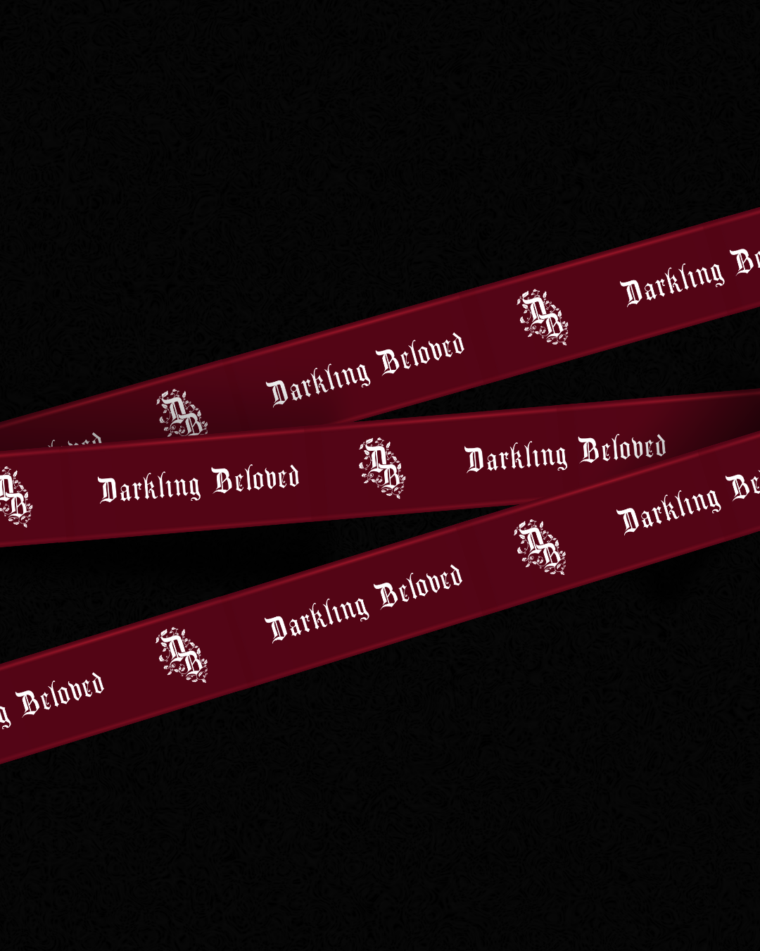 Gothic romantic jewellery branding mockup