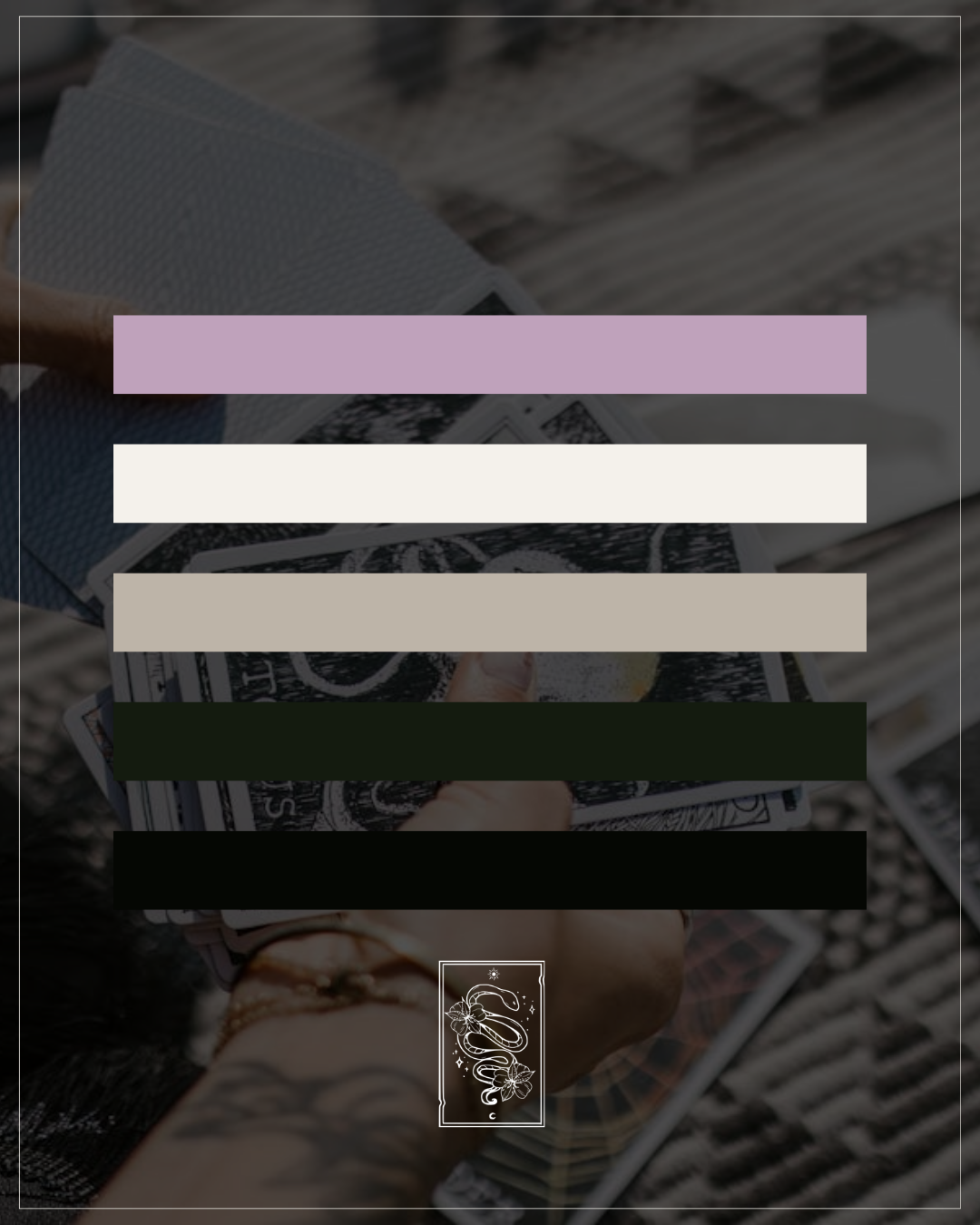 Of Moon And Stars branding colour palette nc create NCCREATE