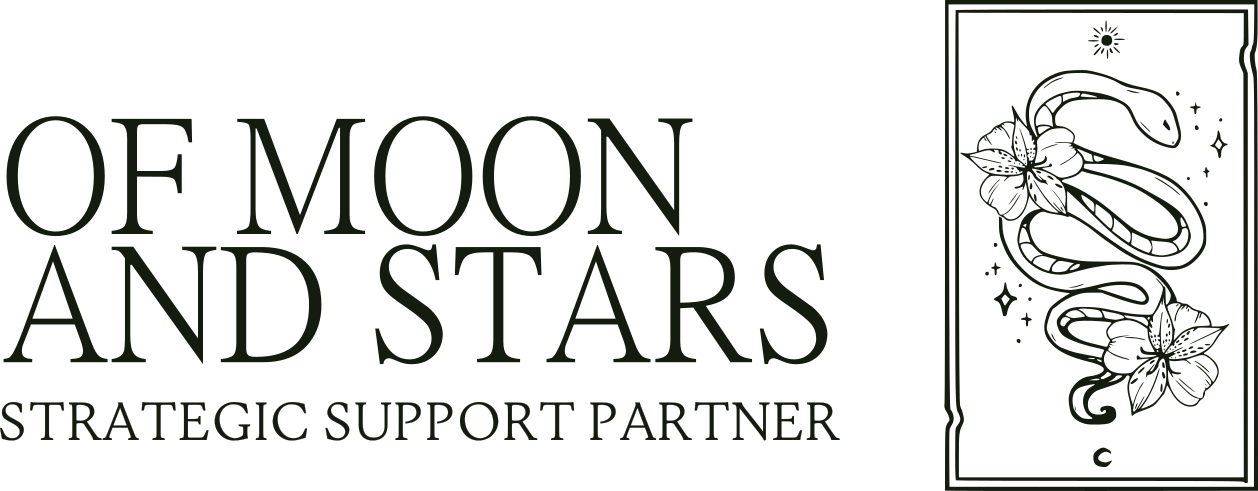 Of Moon And Stars logo mockup by NC CREATE NCCREATE